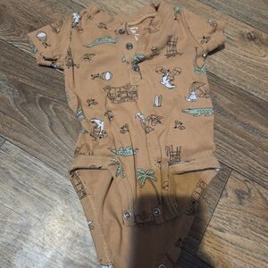 12 Months Carter's Brown Onesie
